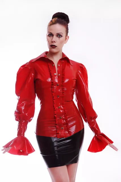 Elegante Latex Bluse "Vampire" / Elegant Blouse "Vampire"