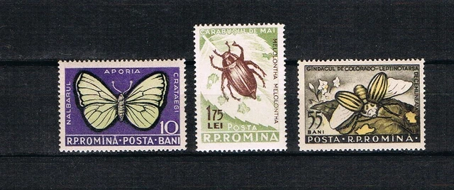 Rumanien 1956 Satz 15869/88 Insekten/Fauna postfrisch