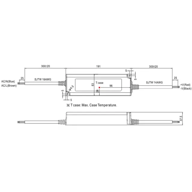 MEAN WELL LPV-150-12 120W 12V 10A LED Netzteil IP67 2