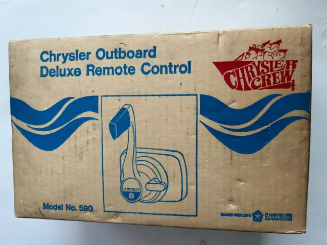 New Oem Chrysler Outboard Deluxe Flush Remote Control Box  590 Sealed Box