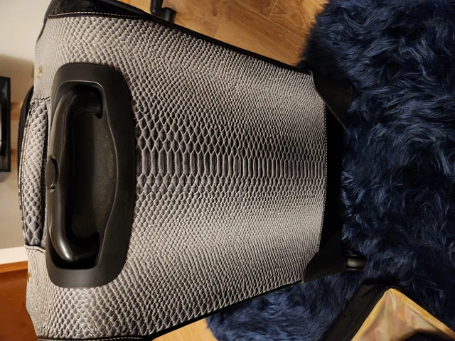 Samantha Brown NWT Luggage Croco Embossed 4 Piece Set, Black Ombre, 21" carry on 6