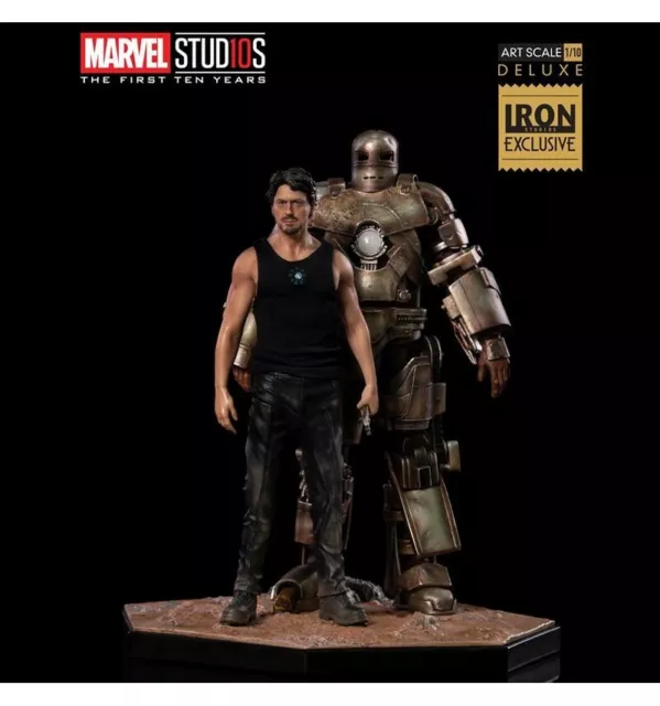Iron Studios Marvel - Ferro Man - Tony Stark E Mark I - Fumetti Arte Scala 1/10