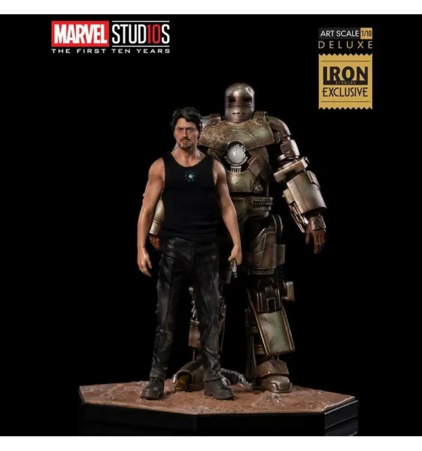 Iron Studios  Marvel - Iron Man - Tony Stark and Mark I - BDS Art Scale 1/10 Del