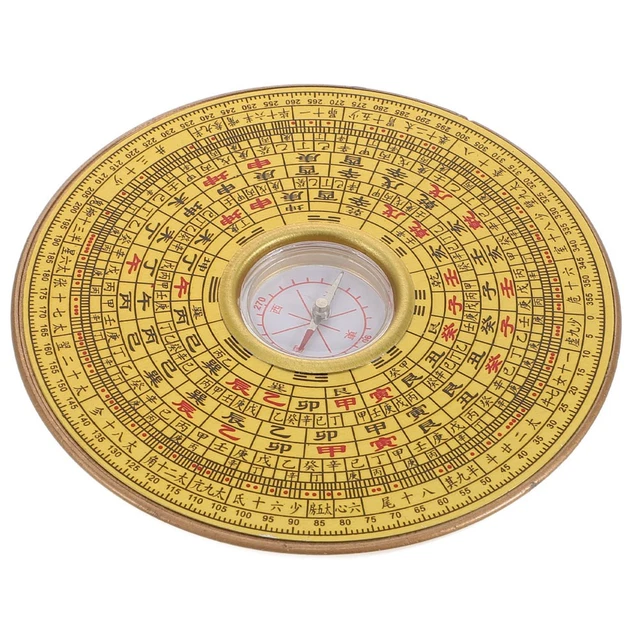 Hemoton Feng Shui Compass Pendant – Chinese Style Divination Compass Hanging Decor For Keychain Or Car - View #2