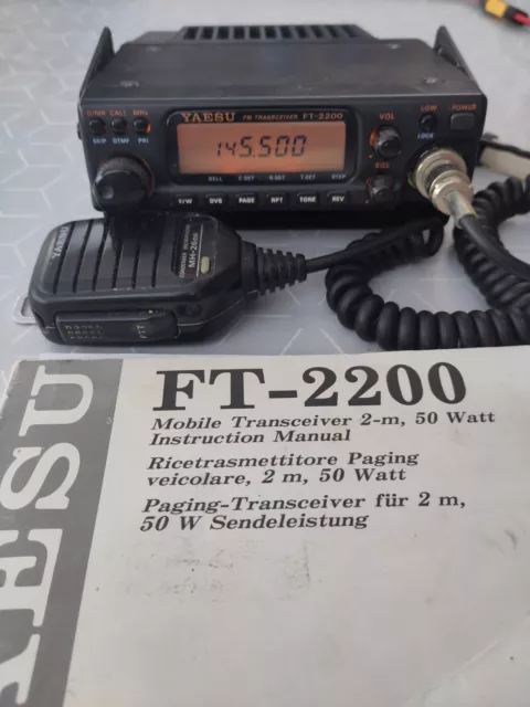 2m Mobiltransceiver Yaesu FT-2200