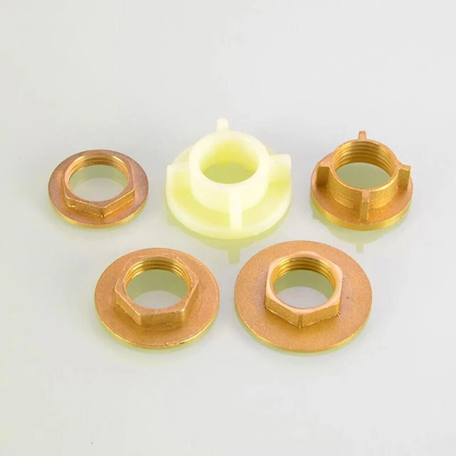 Lotto dadi flangia ottone/plastica - alternativa rame per
