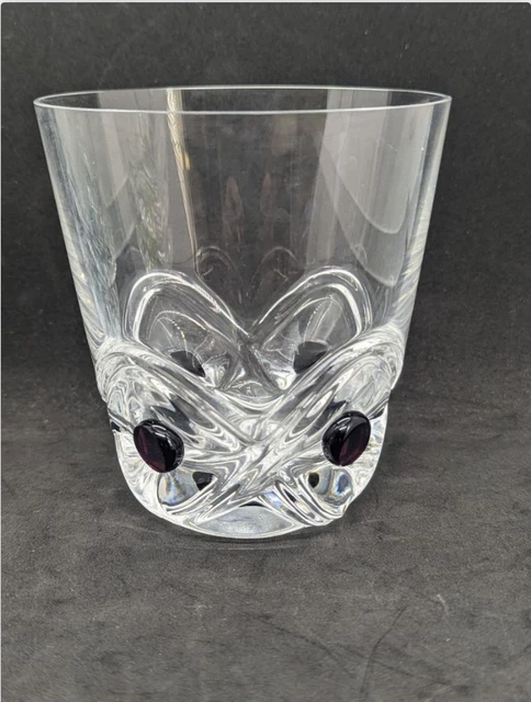 Lalique French Crystal Floride Whiskey Glass Tumbler 15 oz 3 Colors Available 3