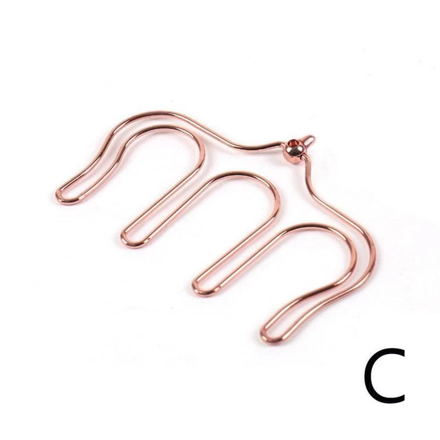 Rose gold Page Music Book Bookmark Metal Page Holder Clip Office Sheet Stee C C0