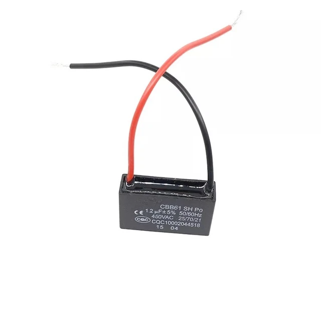 Condensateur CBB61 2µF 450VAC - Pour Moteur De Ventilateur, Climatiseur, Appareils électriques