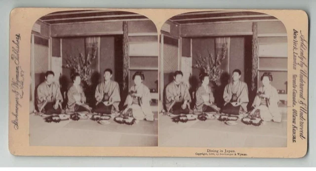 GIAPPONE JAPAN #PP1343 Cena Family Japan IN 1896 EUR 17,56