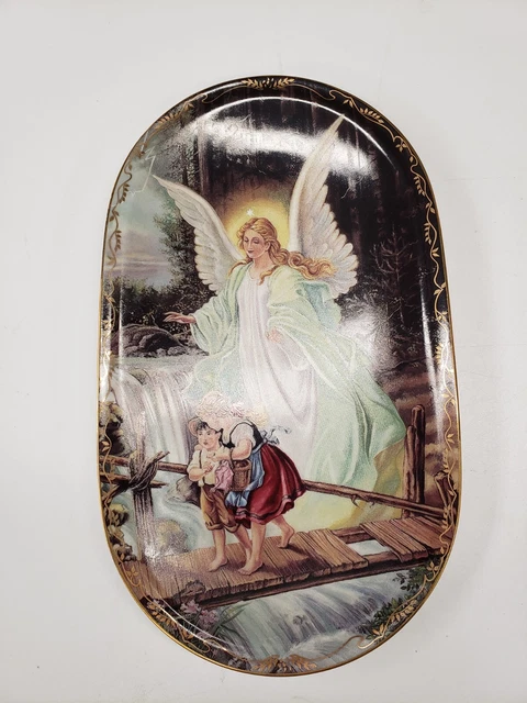 1995 Behuteter Heimweg Guardian Angel Bradford Exchange German Plate