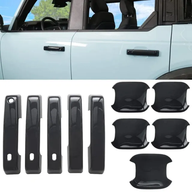 Car Handle Cover Inserts + Door Shell Cover Kit for Bronco 2028498