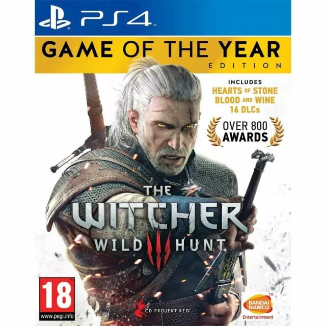 The Witcher 3 Wild Hunt Game of The Year Edition PS4 Playstation 4 Brand New