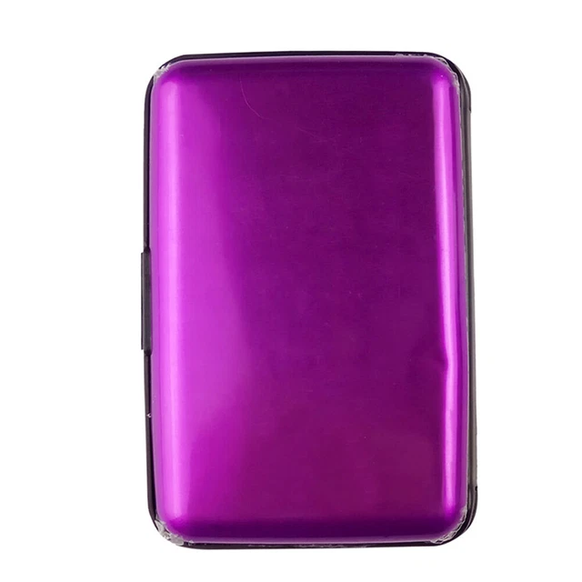 Turnaroundtech Porta carte di credito donna alluminio con sistema RFID di protezione della carta di blocco nnti frode nnti senza contatto grande capacità libellula Turnaroundtech Porta carte di credito donna alluminio con sistema RFID di protezione della carta di blocco nnti frode nnti senza contatto grande capacità libellula