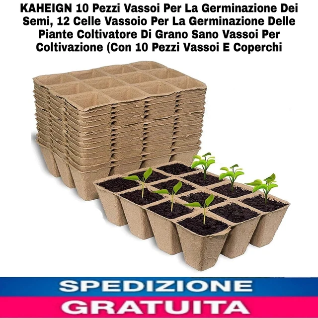 Vasi Per Piante In Plastica Color Terracotta 12,7 Cm - Confezione Da 20 (4x5 Pezzi) - Ideali Per Interni/Esterni, Capacità 1L