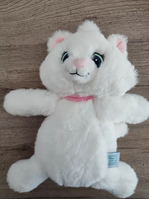 doudou peluche chat marie aristochat blanc noeud rose disney classics com9