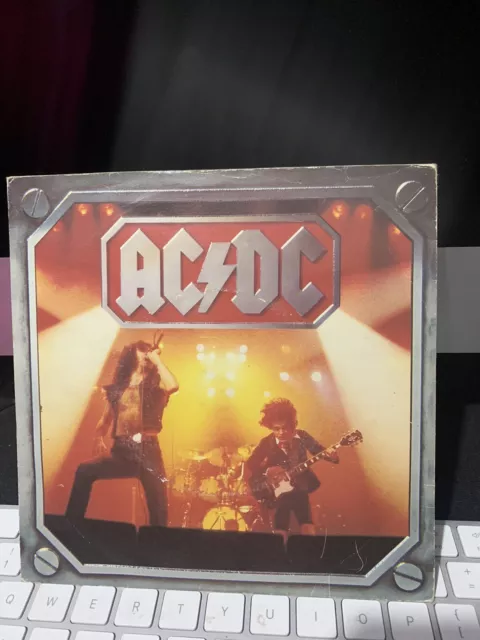 AC/DC Dirty Deeds Done Dirt Cheap UK 7" Vinyl Record Single 1980 HM2 Atlantic EX