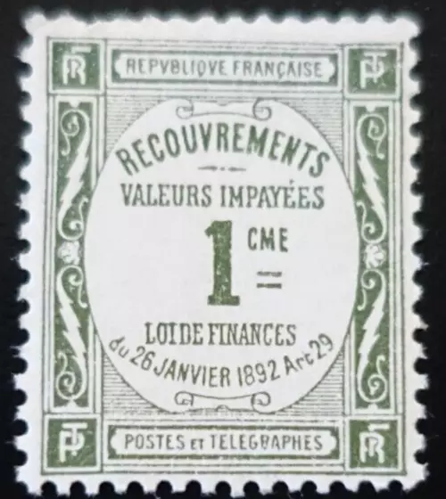 FRANCE TIMBRE TAXE N°43 NEUF ** MNH (lire)