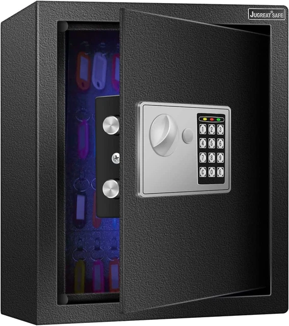 80 KEYS Wall Safe with Sensor Light,Electronic Key Safe,Pin