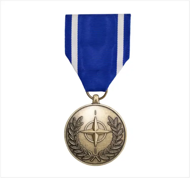 Genuine U.s. Full Size Medal: Nato Medal
