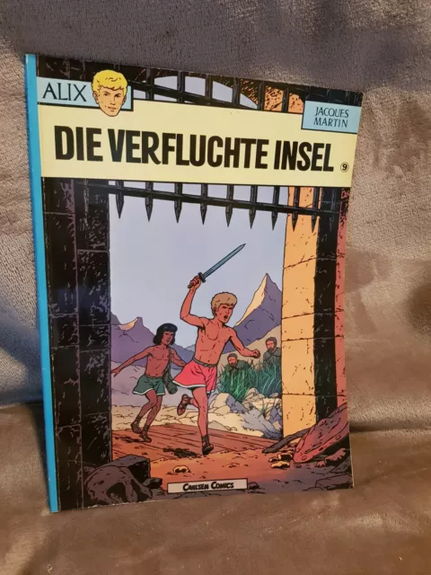 Alix (9) ++ Die Verfluchte Insel ++ Carlsen Comic ++ 1.Auflage 1982 ++ Sc ++ Z2+