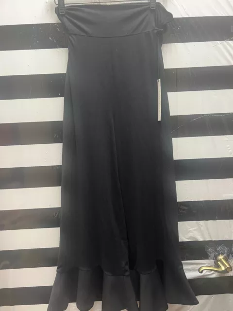 Women NWT "Susana Monaco" blk  bell bottom, harem  pants  Size SM. Reg. $86.00