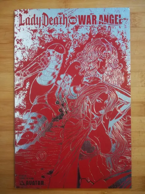 Lady Death vs War Angel Red Leather Edition Limited To 800 Avatar Brian Pulido