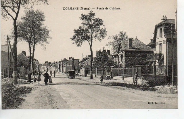 DORMANS - Marne - CPA 51 - car road de Chalons