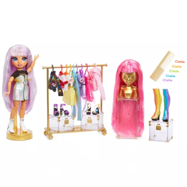 Rainbow High Doll Avery Styles Fashion Studio Girls Playset W/ Accessories Glam