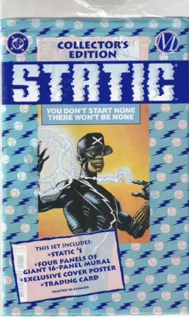 Static Collectors Edition # 1 Polybag Facsimile Edition -  DC Comics - 2023
