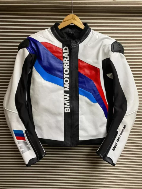 Bmw Motorrad Jacket Motorbike Motorcycle Cowhide Leather Bikers Racing Jacket