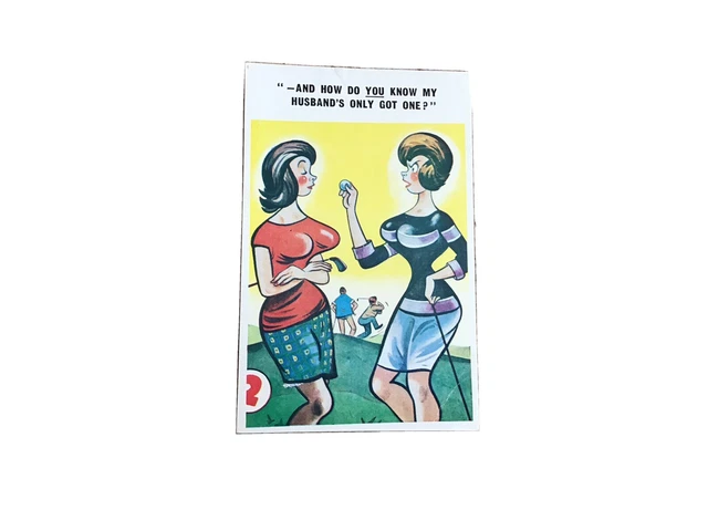 RUDE VINTAGE COMIC D CONSTANCE LTD POSTCARDS No. C 776
