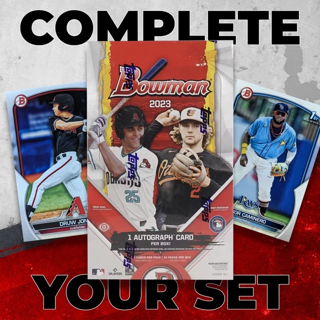 2023 BOWMAN BASEBALL Complete Set Builder 1100 RC Stars & 1150 Paper