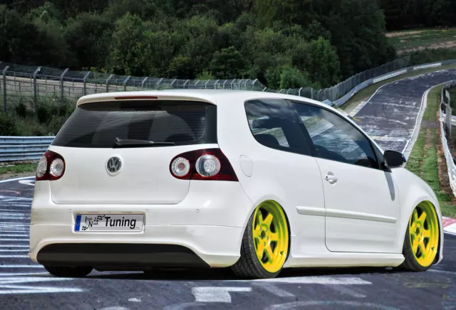 Heckansatz Heckspoiler Spoiler im R32 Clean Look für VW Golf 5 1K aus ABS