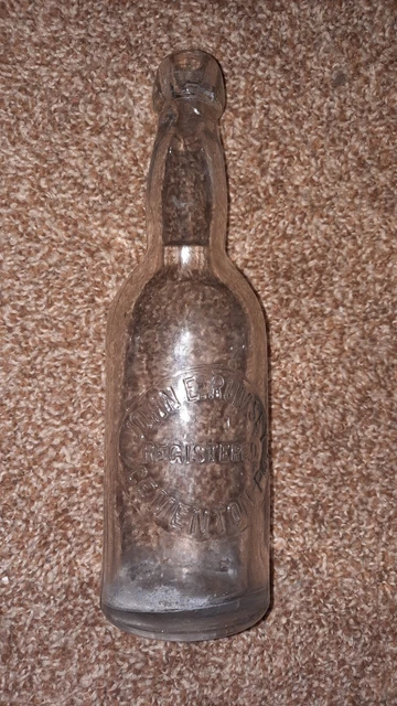 Vintage Blob Top Cementon PA Bottle John Rumsey Lehigh County