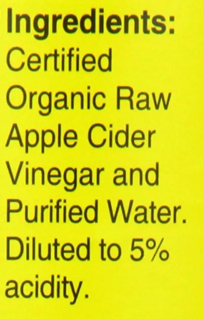 2 x BRAGG Organic Apple Cider Vinegar w/h The Mother 32floz 946ml- Double Pack 2