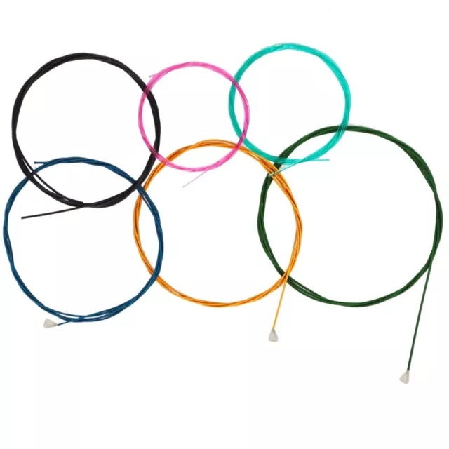 Set corde in nylon multicolore per chitarra classica 6 pz kit di ricambio