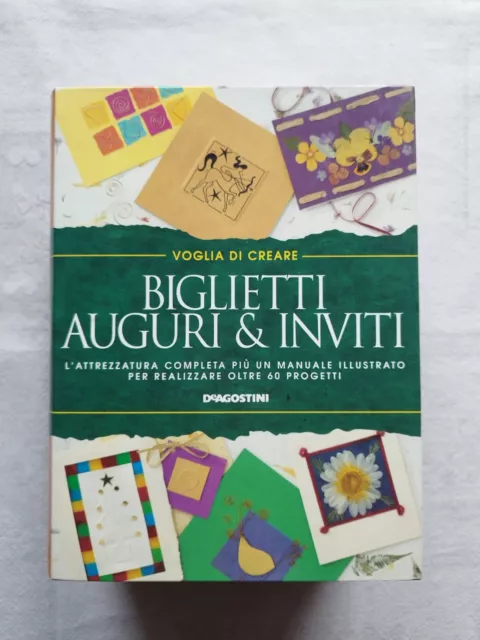 Kit Voglia di creare - Biglietti Auguri e Inviti - DeAgostini - NUOVO e COMPLETO 3