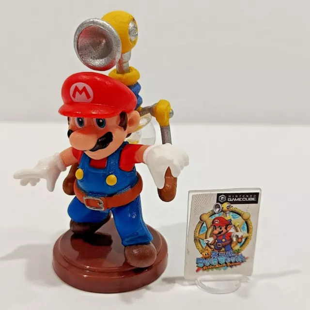 Super Mario Sunshine 2" FLUDD Pump Mario Choco Egg Mini Figure Gashapon Furuta