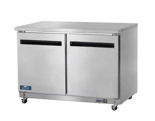 Arctic Air AUC48F 48" Undercounter Freezer 2 Door Stainless Exterior