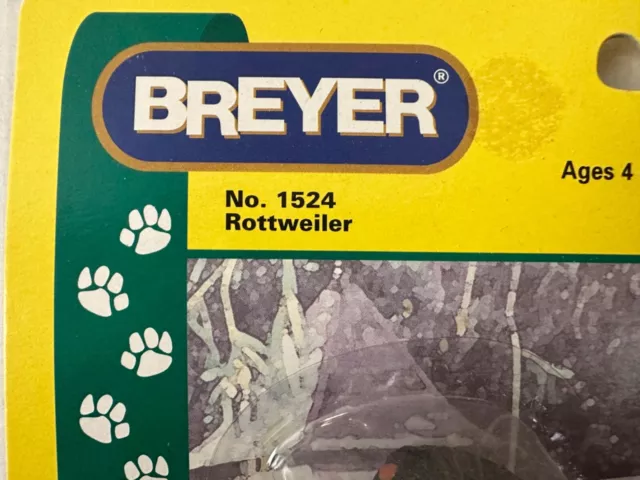 Breyer Companion Animals Rottweiler Dog New in Original Packaging. Free Shipping 2