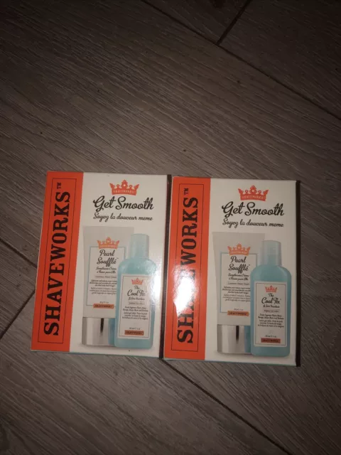 2X Shaveworks Get Smooth Nuovissimo Sigillato e Originale