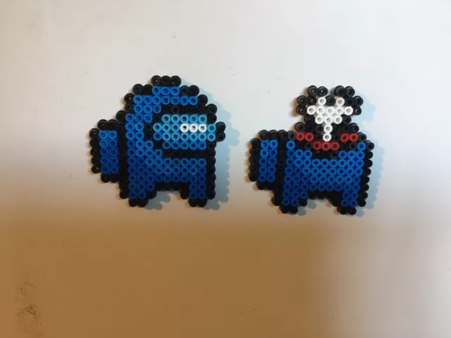 Perler Beads- Mario and Among Us – Art is Basic