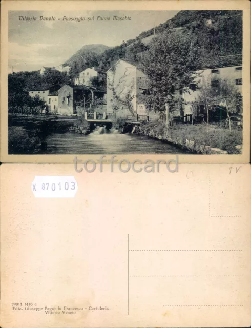 Treviso Provincia-Vittorio Veneto-Fiume Meschio-B87-103