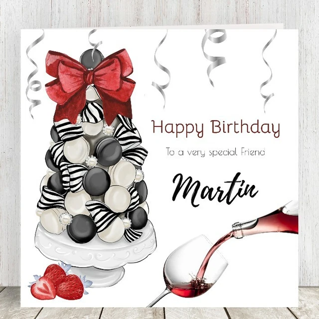 PERSONALISED HAPPY BIRTHDAY Card Friend Brother Grandson Nephew Son ...