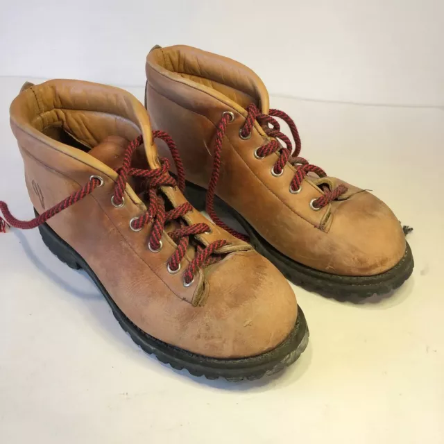 VINTAGE VASQUE BY Red Wing Mens Size 6.5/Wmn's 8 Hiking Boots Vibram ...