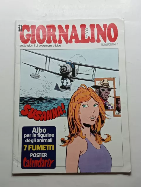 rivista a fumetti IL GIORNALINO anno 1978 numero 1