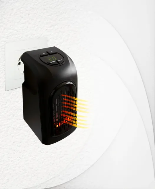 Livington Handy Heater Mini-Heizung Steckdose Heizung Timer Wohnung Haus Wärme