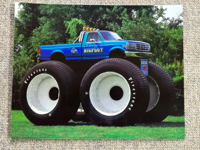 Bigfoot #5 Monster Truck 16"x20" Poster 1993 RARE