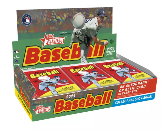 2024 Topps Heritage Baseball - (400) Card Complete Base Set - #101-500 - PRESELL